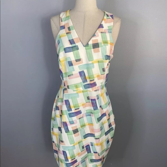 Zara Basic Womens Size M Checked Fit And Flare Knee length - Picture 3 of 5